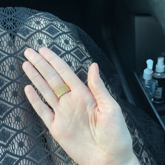 Beaded peyote ring. Handmade. Miyuki beads - Picture 5 of 6